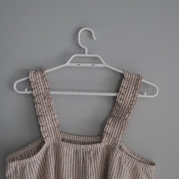 Kikit Sz Lrg Matching Striped Summer Tank Top + Shorts Comfy Lounge Set - Picture 5 of 14